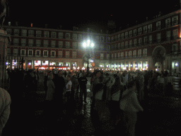 The Plaza Mayor square, by night