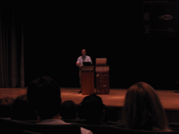 Presentation at the ECCB 2005 conference, at the Palacio de Congresos de Madrid building