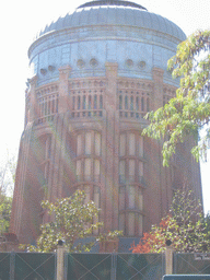 The Sala Canal de Isabel II building at the Calle de Santa Engracia street