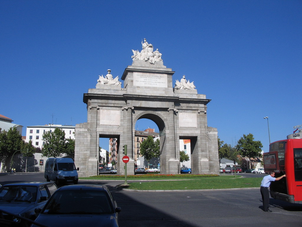 The Puerta de Toledo gate at the Glorieta Puerta de Toledo square