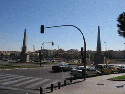 The Glorieta de las Pirámides square