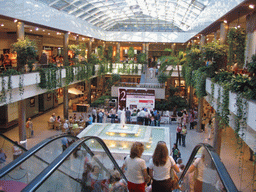 Interior of the Moda Shopping mall at the Avenida del General Perón avenue