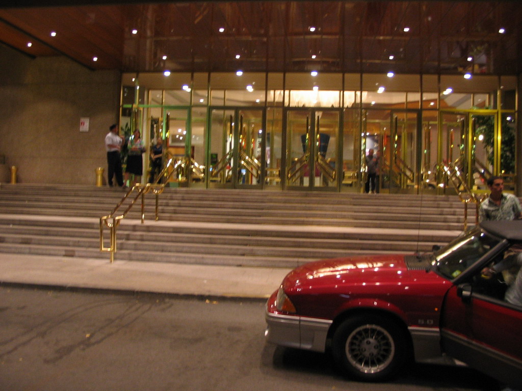 Entrance to the Casino Gran Madrid Torrelodones, by night