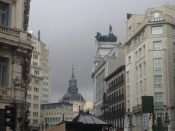 The Edificio del Banco de Bilbao and the Church of the Calatravas