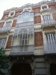 Front of a house in the city center