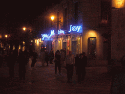 Joy Eslava club in the Calle del Arenal street, by night