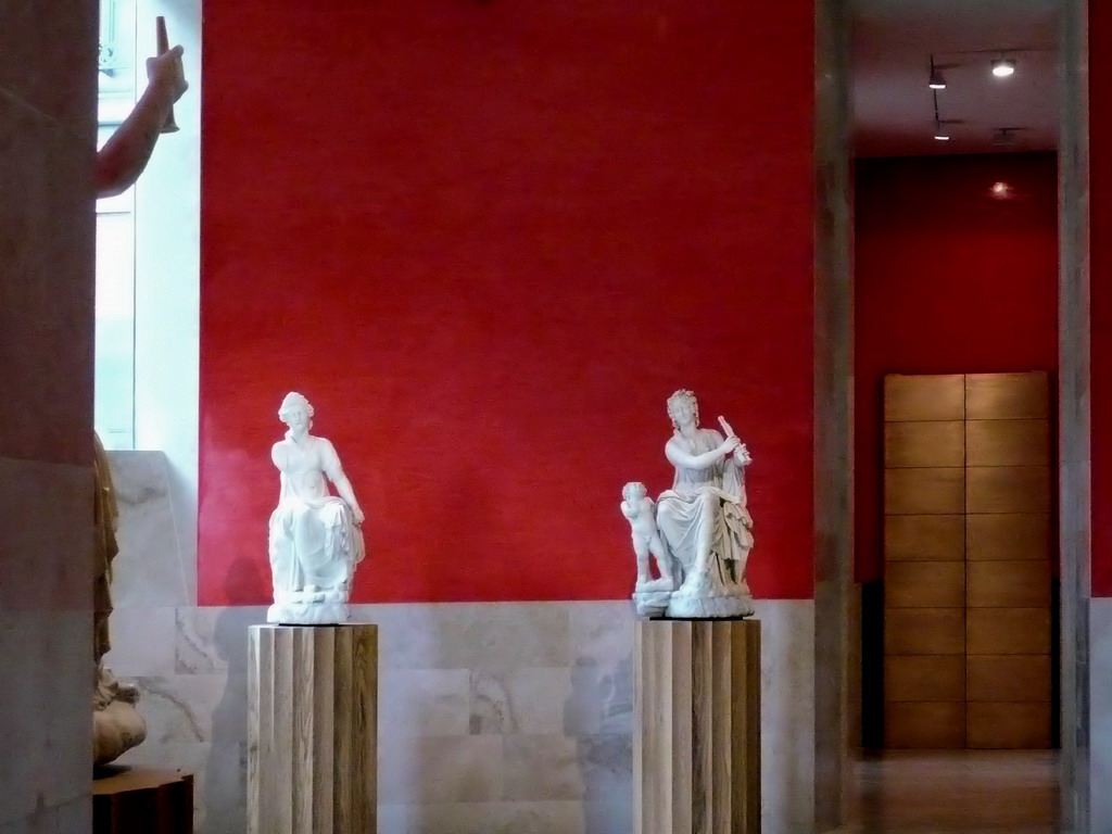 Roman statues in the Prado Museum