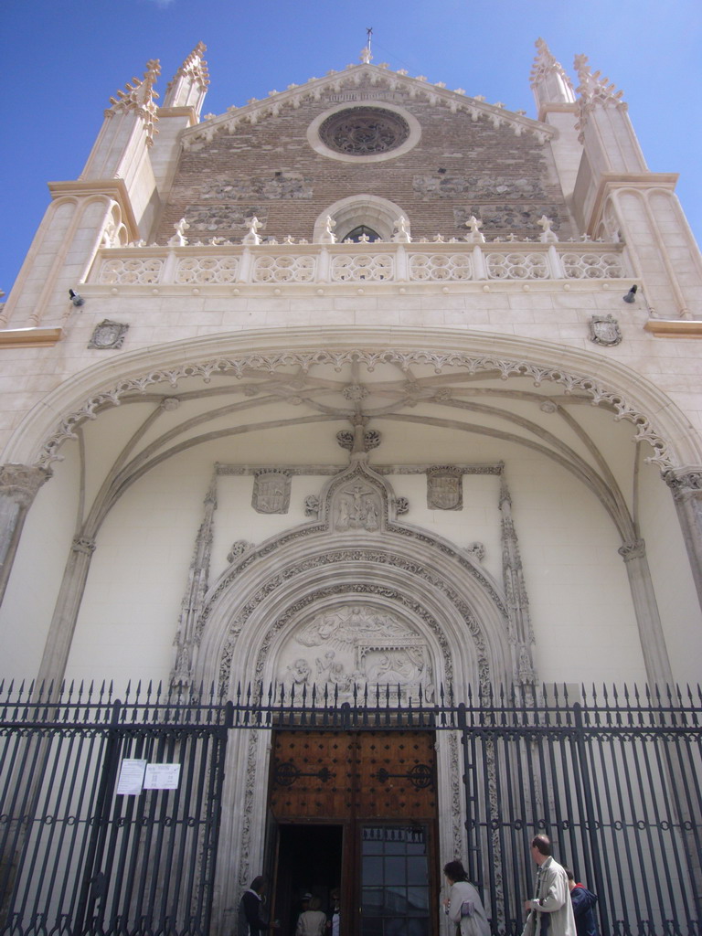 The front of the San Jerónimo el Real church