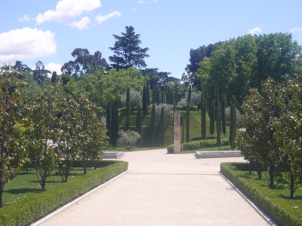 The Bosque del Recuerdo (Forest of the Departed) in the Parque del Buen Retiro park