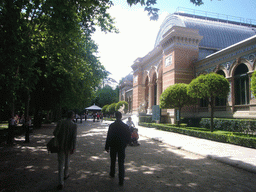 Kees and Jeroen at the Palacio de Velázquez in the Parque del Buen Retiro park