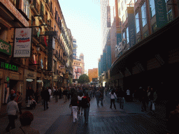 The Calle de Preciados shopping street