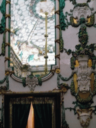 Mirror and decorations in the Dining Room of the Royal Palace