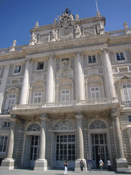 The south side of the Royal Palace, from the Plaza de Armas square