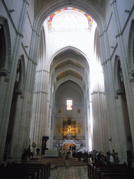 The crossing and transept of the Almudena Cathedral