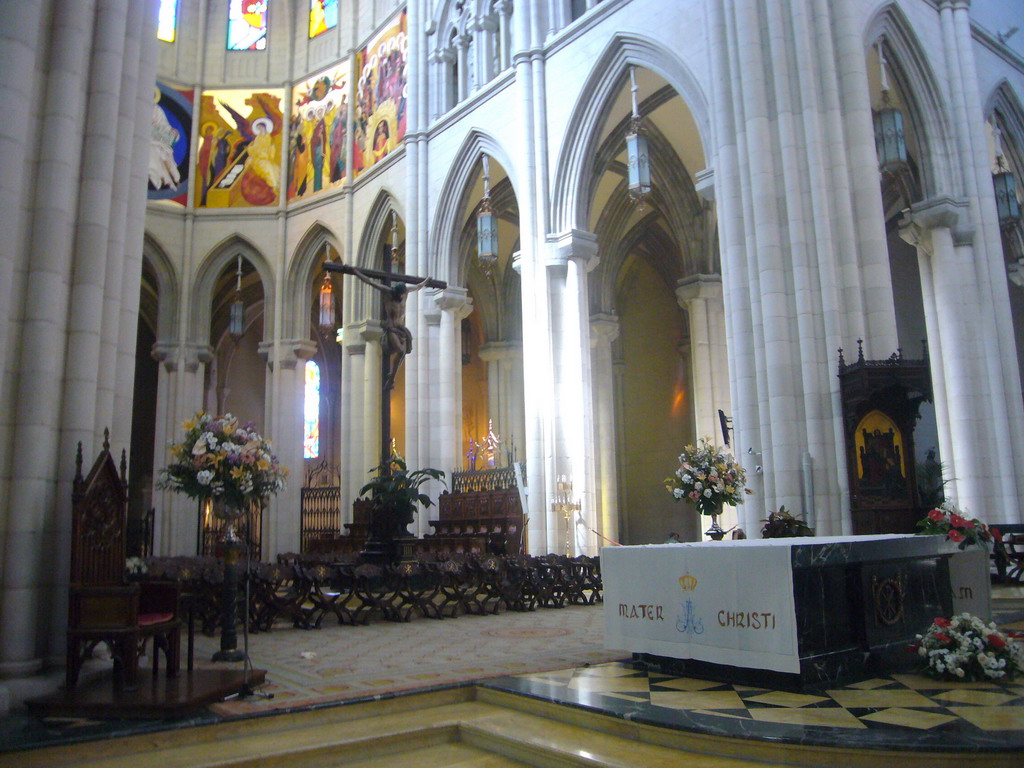 The Altar and Apse of the Almudena Cathedral