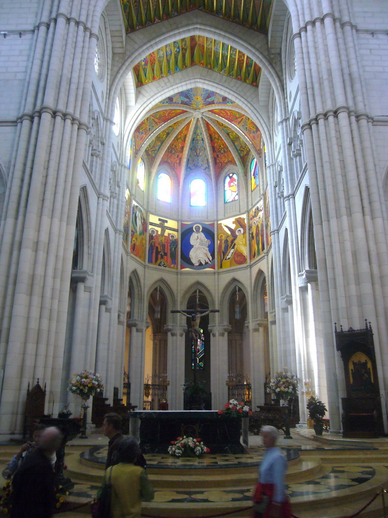 The Altar and Apse of the Almudena Cathedral