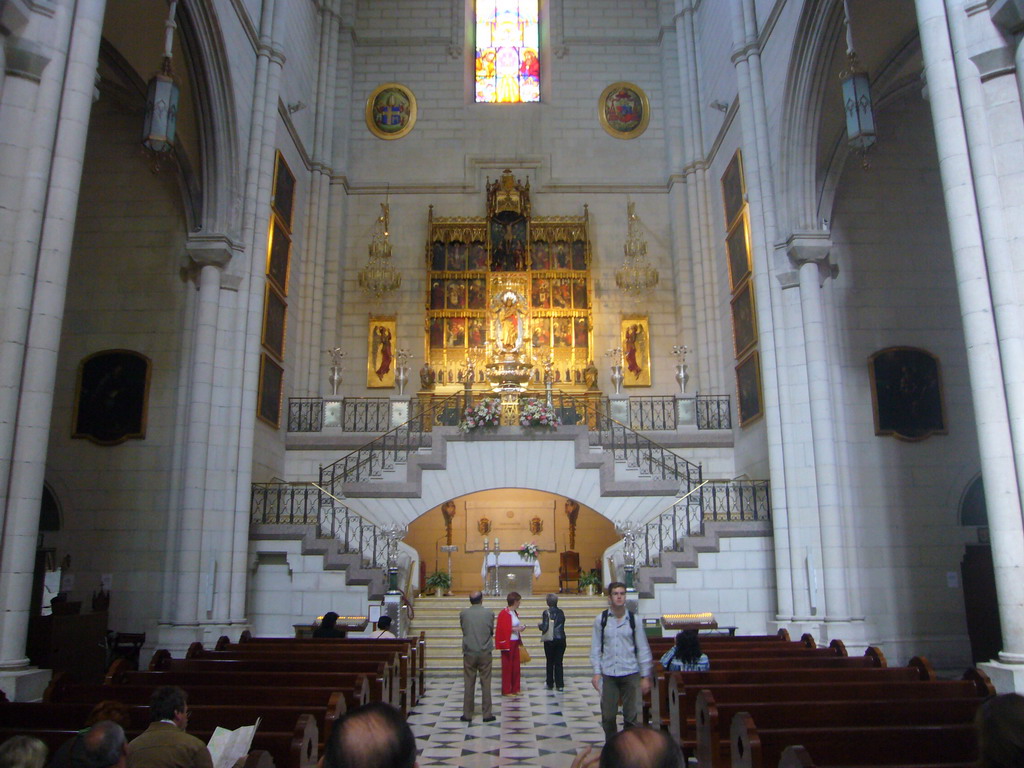 The Altar in the Transept of the Almudena Cathedral