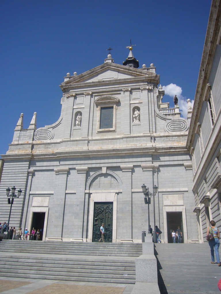 East side of the Almudena Cathedral