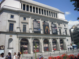 East side of the Teatro Real