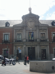 The front of the Palacio de Santa Cruz, at the Plaza de la Provincia square