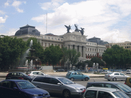 The Plaza del Emperador Carlos V square and the Ministry of Agriculture