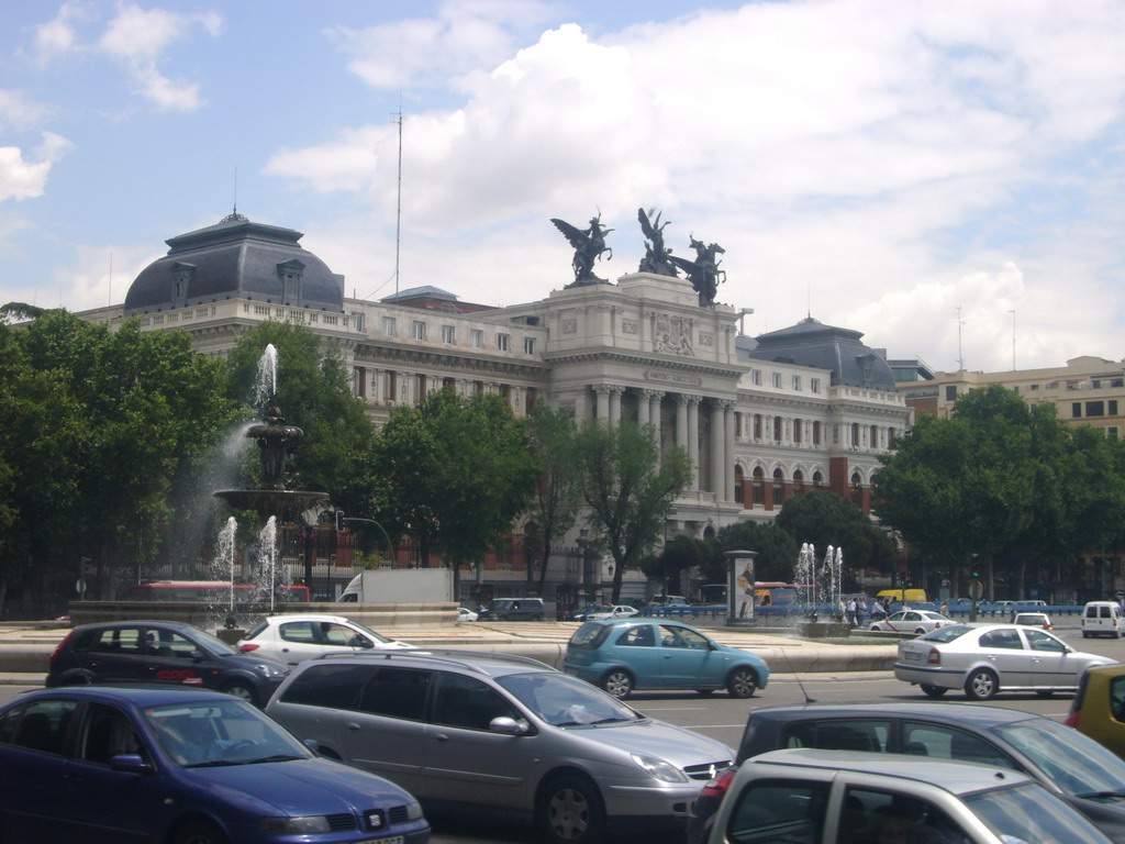 The Plaza del Emperador Carlos V square and the Ministry of Agriculture