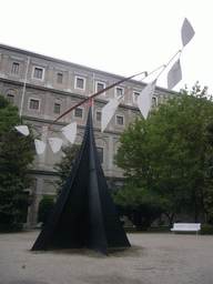 Modern art in the courtyard of the Reina Sofia museum