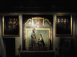 Statues and paintings in the Convent of Las Descalzas Reales