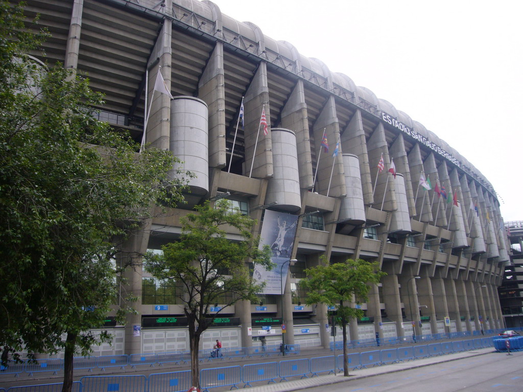 The Santiago Bernabéu stadium