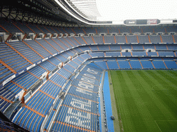 Inside the Santiago Bernabéu stadium