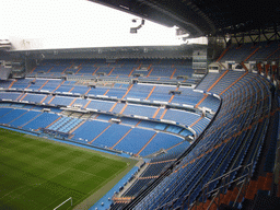 Inside the Santiago Bernabéu stadium