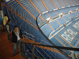 Tim in the Santiago Bernabéu stadium