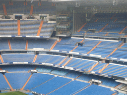 Inside the Santiago Bernabéu stadium