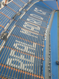 Inside the Santiago Bernabéu stadium