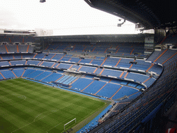 Inside the Santiago Bernabéu stadium