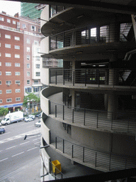 Corner of the Santiago Bernabéu stadium