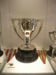 The Spanish Championship Cup of 1971, in the museum of the Santiago Bernabéu stadium