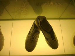 Football shoes of Ruud van Nistelrooy, in the museum of the Santiago Bernabéu stadium