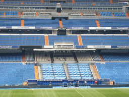 Inside the Santiago Bernabéu stadium