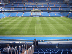 Tim in the Santiago Bernabéu stadium