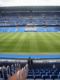 Tim in the Santiago Bernabéu stadium