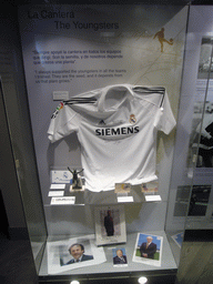 Signed shirt and other collectibles from Alfredo Di Stéfano, in the museum of the Santiago Bernabéu stadium