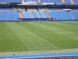 Inside the Santiago Bernabéu stadium