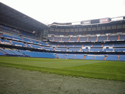 Inside the Santiago Bernabéu stadium