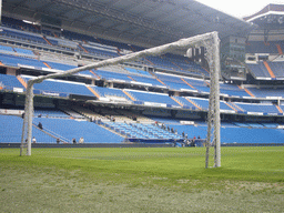 Goal in the Santiago Bernabéu stadium