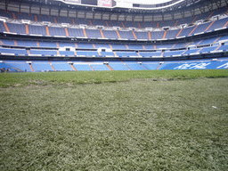 Inside the Santiago Bernabéu stadium