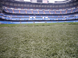 Inside the Santiago Bernabéu stadium