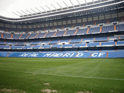 Inside the Santiago Bernabéu stadium