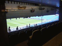 The Commentators Room in the Santiago Bernabéu stadium