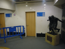 Door of the Referee`s Room in the Santiago Bernabéu stadium